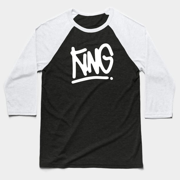 King Baseball T-Shirt by souloff